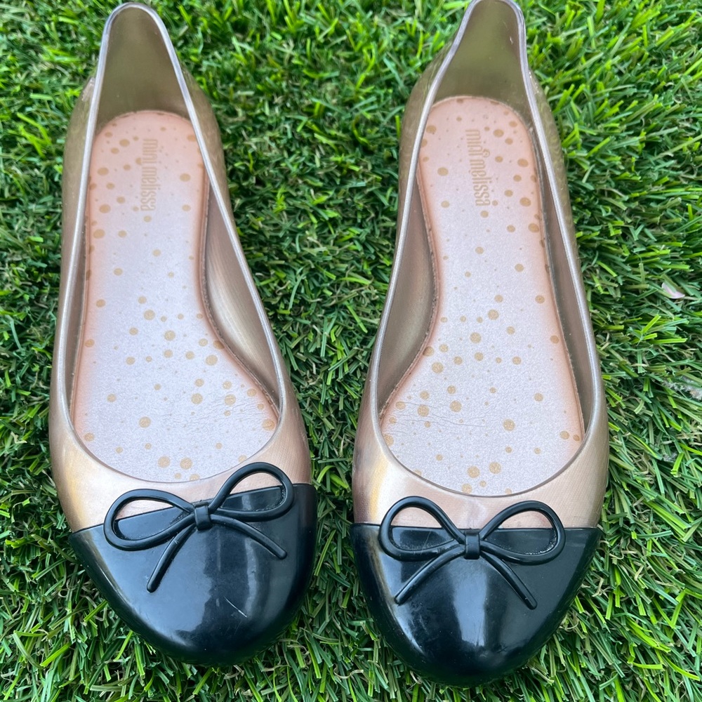 Mini Melissa Two Tone Flat Shoes